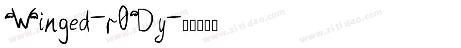 Winged-r0Dy字体转换