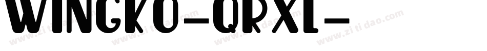 Wingko-qRxl字体转换