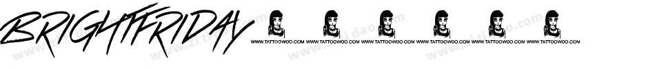 BrightFriday字体转换