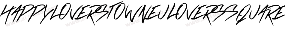 HappyloverstowneuLoversSquare-owV4字体转换
