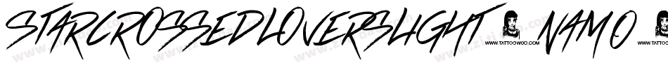StarCrossedLoversLight-nAMO字体转换