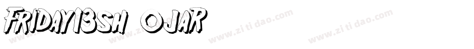Friday13sh-0jaR字体转换