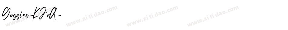 Goggles-KJrA字体转换