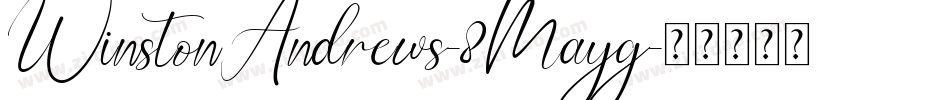 WinstonAndrews-8Mayg字体转换