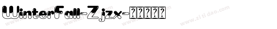 WinterFall-Zjyx字体转换