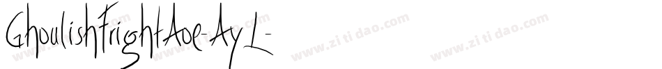 GhoulishFrightAoe-AyL字体转换