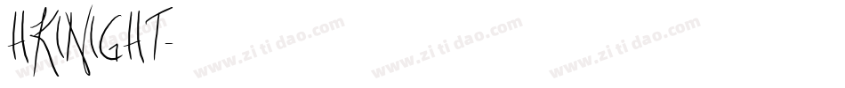 HKINIGHT字体转换