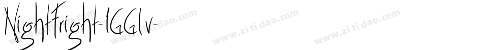 NightFright-1GGlv字体转换