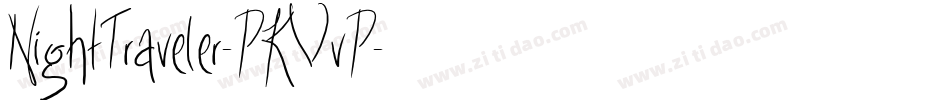 NightTraveler-PKVvP字体转换