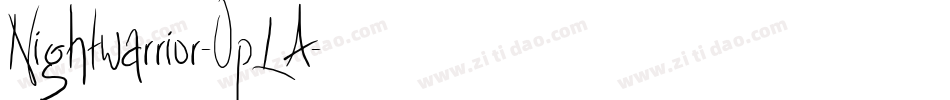 Nightwarrior-OpLA字体转换