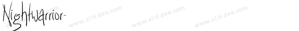 Nightwarrior字体转换