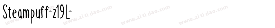 Steampuff-z19L字体转换