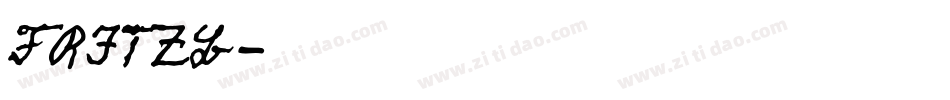 FRITZB字体转换