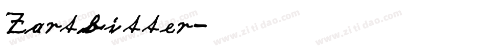 Zartbitter字体转换