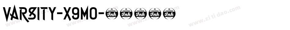 Varsity-X9mo字体转换