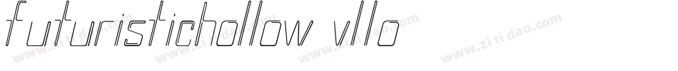 FuturisticHollow-vLlO字体转换