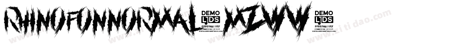 RhinofonNormal-MZww字体转换