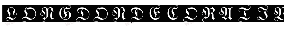 LongdonDecorative-5aPv字体转换