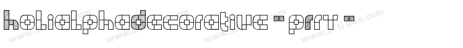 HolialphaDecorative-pRry字体转换