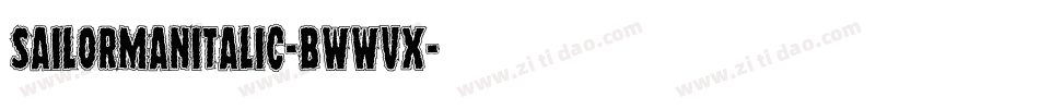 SailormanItalic-BWWVx字体转换