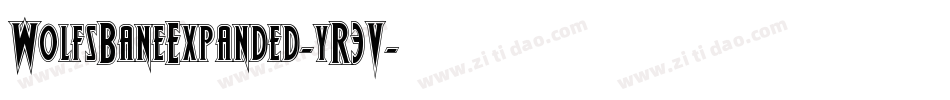 WolfsBaneExpanded-yR3V字体转换