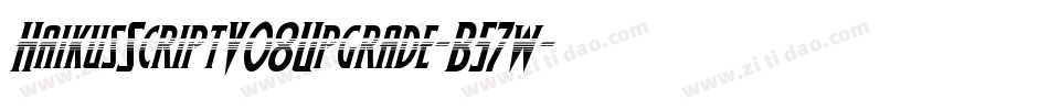 HaikusScriptV08Upgrade-B57w字体转换