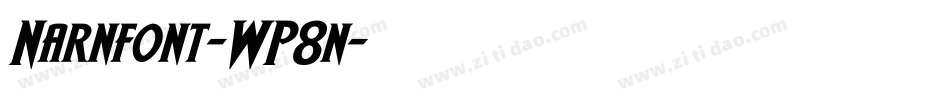 Narnfont-WP8n字体转换
