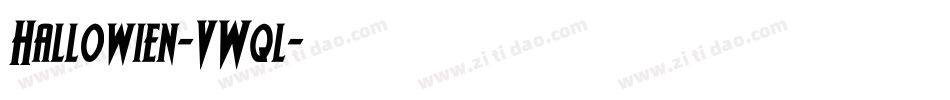 Hallowien-VWql字体转换