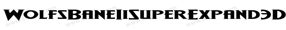 WolfsBaneIiSuperExpand3D-EdG9字体转换