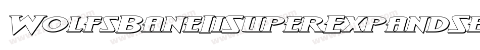 WolfsBaneIiSuperExpandSemiItalic-DmG3字体转换