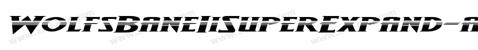 WolfsBaneIiSuperExpand-avAE字体转换