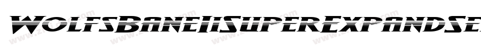 WolfsBaneIiSuperExpandSemiItalic-DmG3字体转换