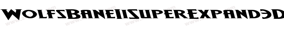 WolfsBaneIiSuperExpand3D-EdG9字体转换