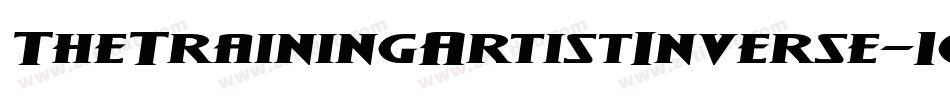 TheTrainingArtistInverse-1GDmg字体转换