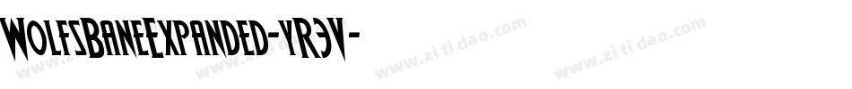 WolfsBaneExpanded-yR3V字体转换
