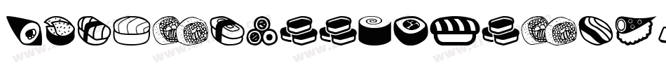 SushiRollItalic-7ZdP字体转换