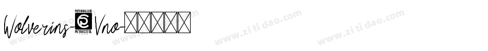 Wolverins-2Vno字体转换