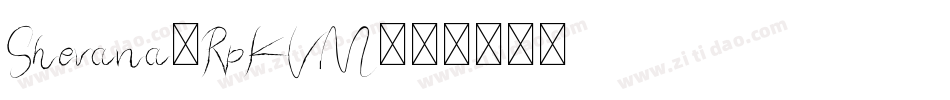 Shevana-RpKVM字体转换
