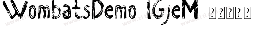 WombatsDemo-1GjeM字体转换