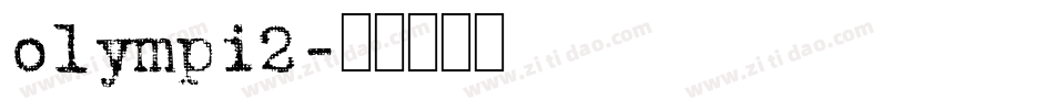olympi2字体转换