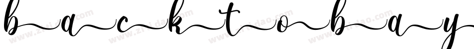 backtobay字体转换