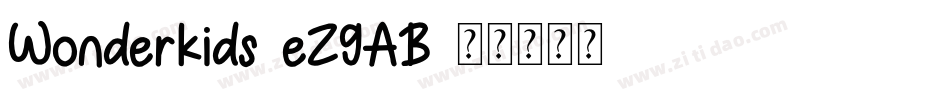 Wonderkids-eZ9AB字体转换
