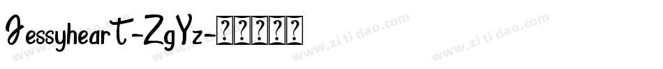 Jessyheart-ZgYz字体转换