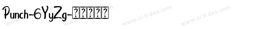 Punch-6YyZg字体转换
