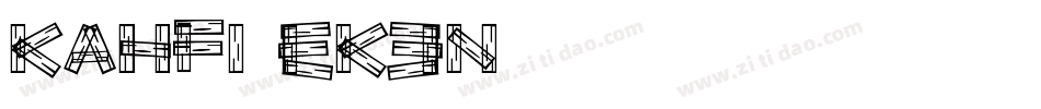 Kahfi-EK3n字体转换