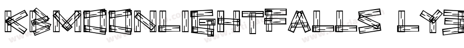 Kbmoonlightfalls-LY3n字体转换