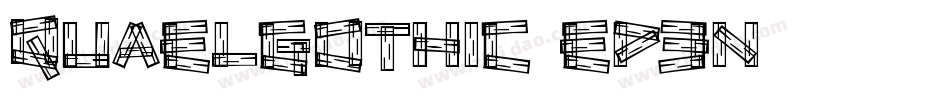 Quaelgothic-ep3n字体转换