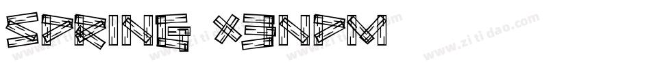 Spring-x3nPm字体转换