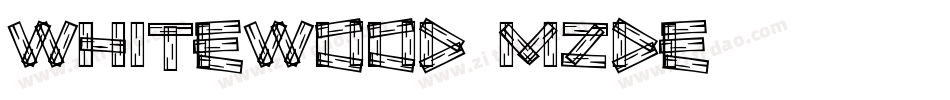 WhiteWood-Mzde字体转换