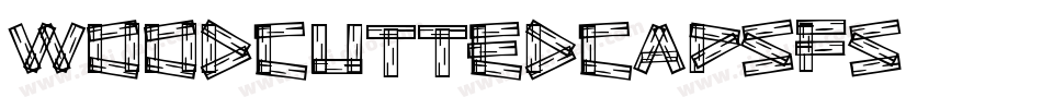 WoodcuttedCapsFS字体转换